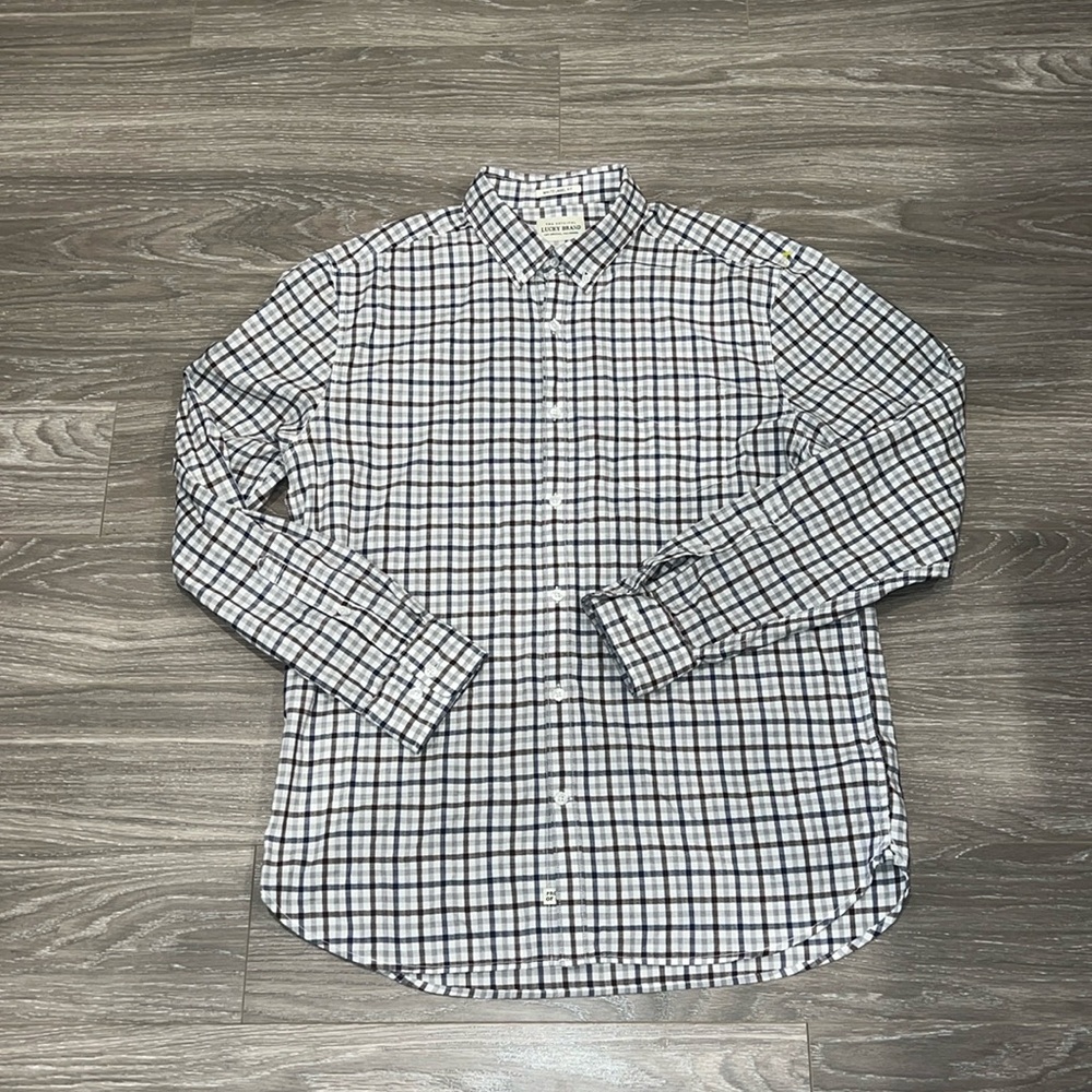 Lucky brand cotton dress shirt. Size L. NWOT.